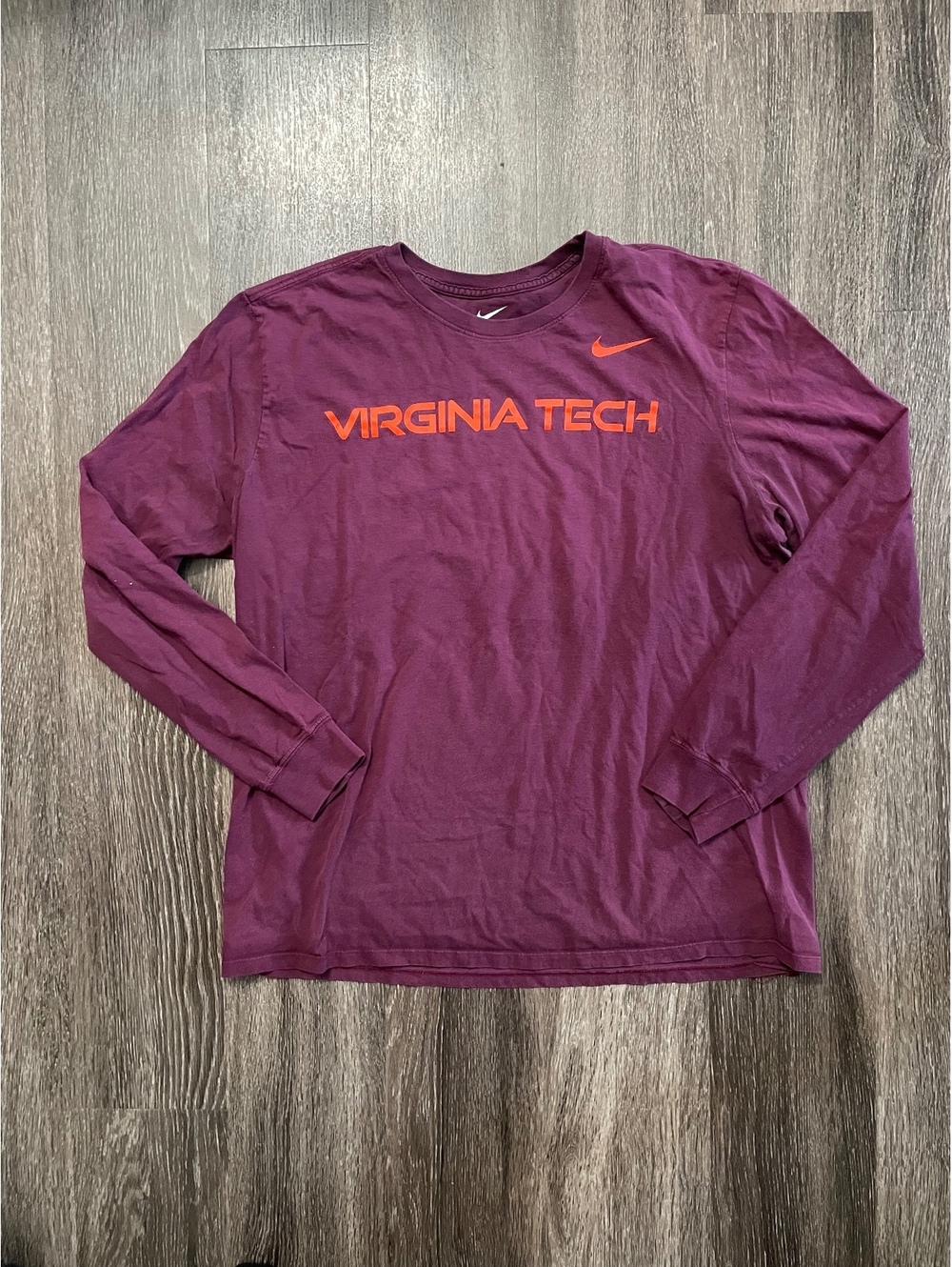 Nike Virginia Tech Hokies Long Sleeve Tee